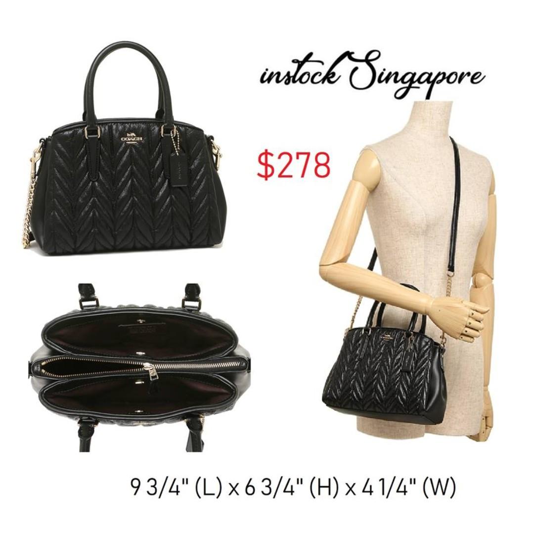 coach sage carryall with quilting