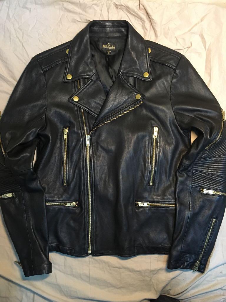 Real Leather Jacket 5cm Fire Collection 真皮 皮褸 外套 Size S 90 Real Leather Jacket 5cm Fire Collection