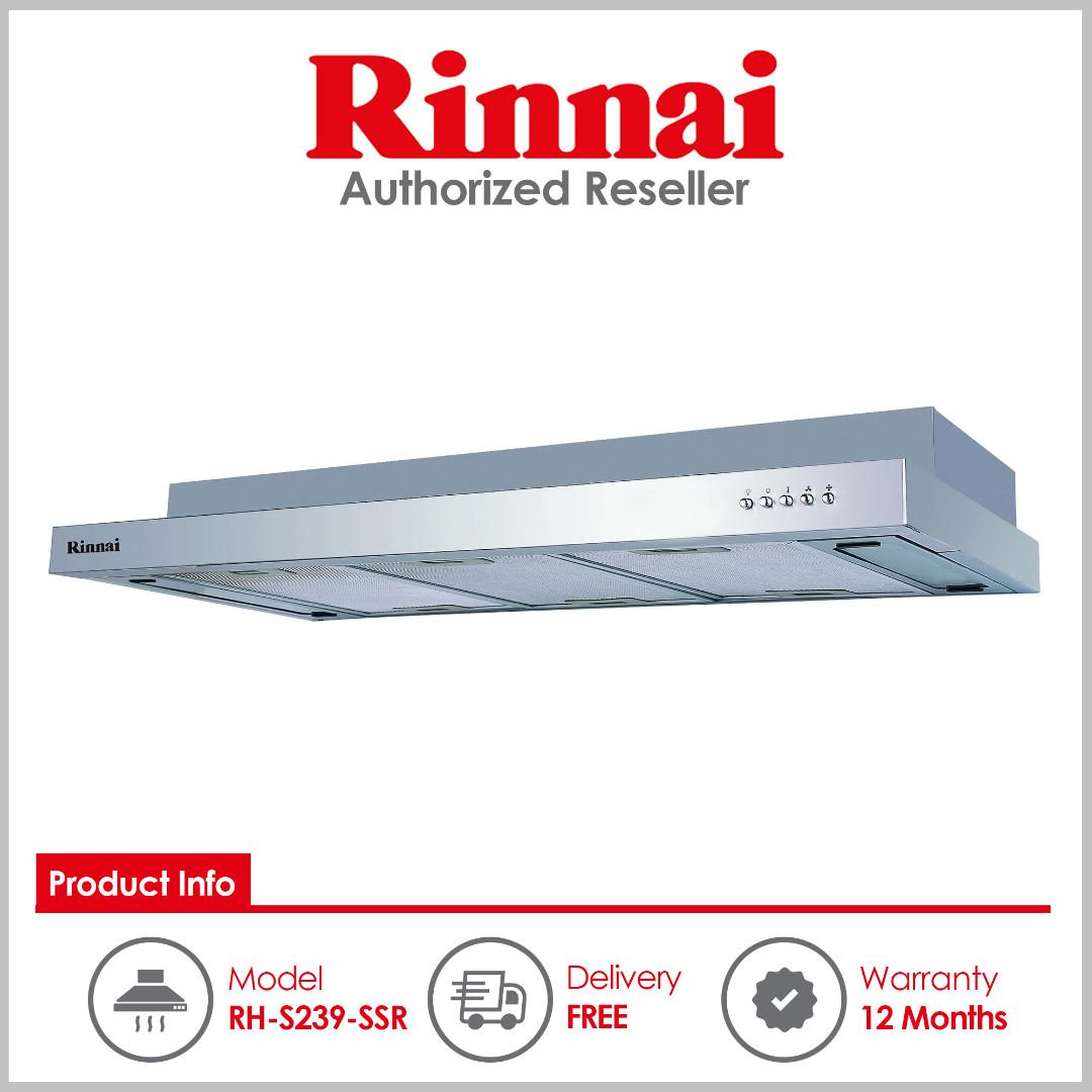 Rinnai ( RH-S239-SSR ) Slimline Hood Rinnai S239, TV & Home Appliances ...