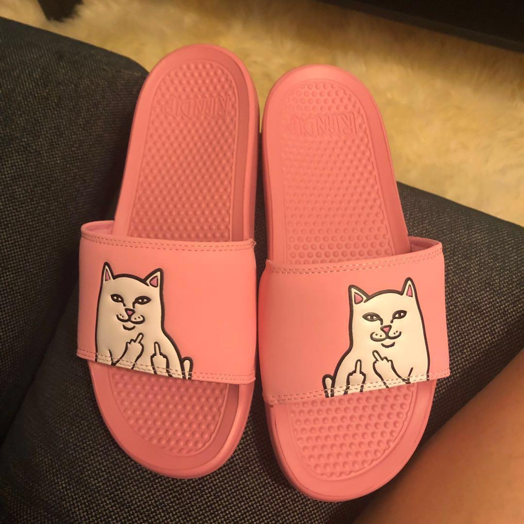 Ripndip Pink Lord Nermal Slides Women s Fashion Footwear