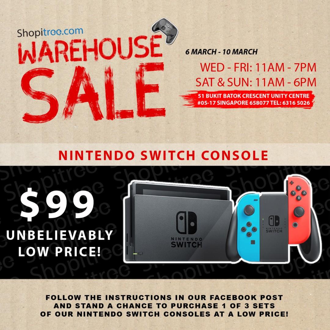 nintendo switch warehouse