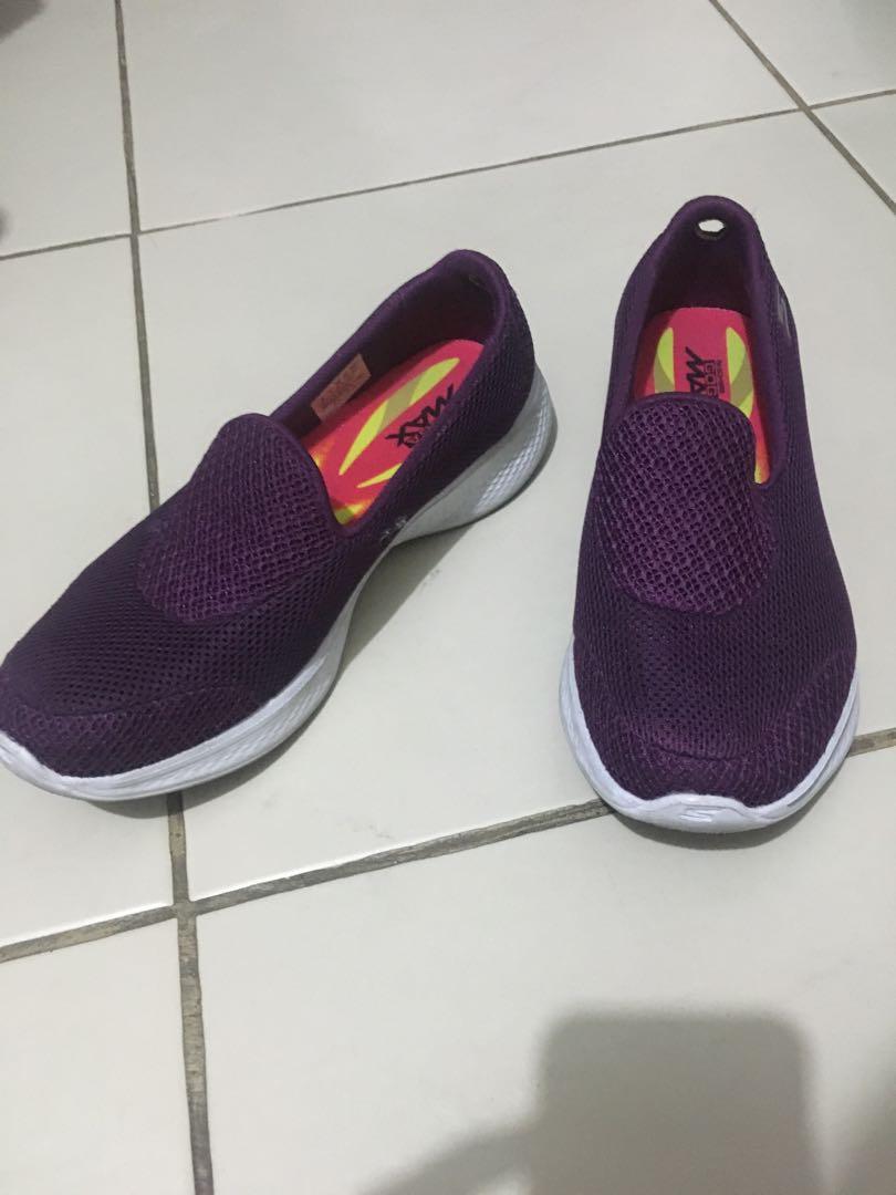 skechers goga max womens purple