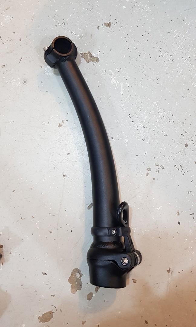 Gooseneck handlebar stem clearance