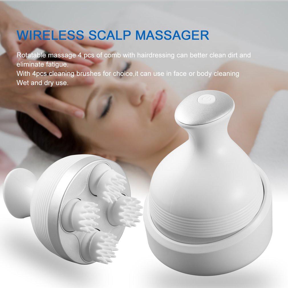Superelectric Head Massage Wireless Scalp Massager Promote Hair