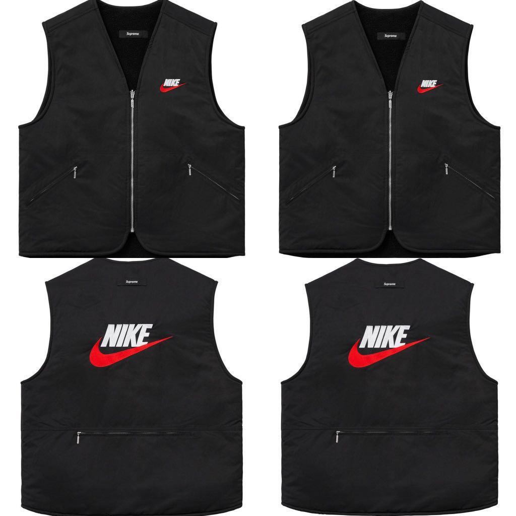 supreme nike reversible vest