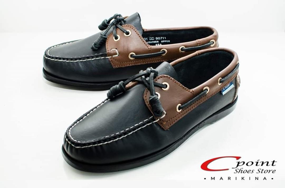 Topsider Shoes (Black) Marikina-made 