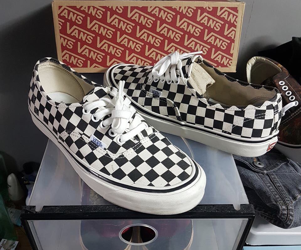 Anaheim checkerboard vans outlet