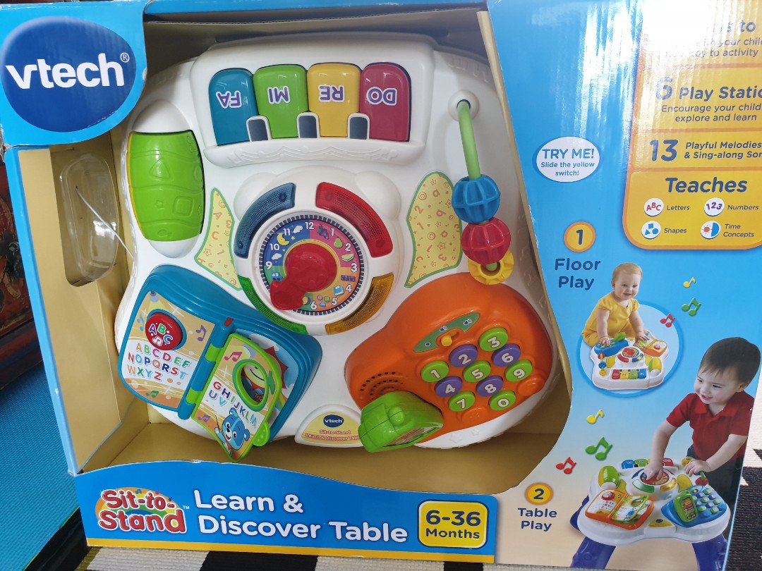 Vtech Learn and Discover Table, Babies & Kids, Baby Nursery & Kids ...