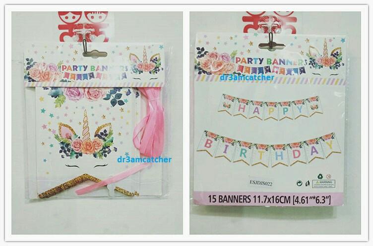 Whimsical Unicorn Hbd Banner Everything Else On Carousell