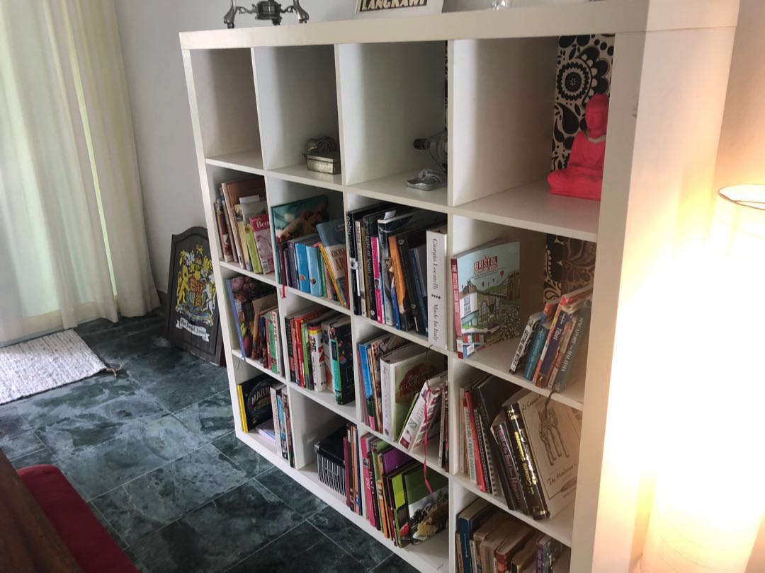 White IKEA cubbies FREE, Furniture & Home Living, Furniture, Tables & Sets on Carousell