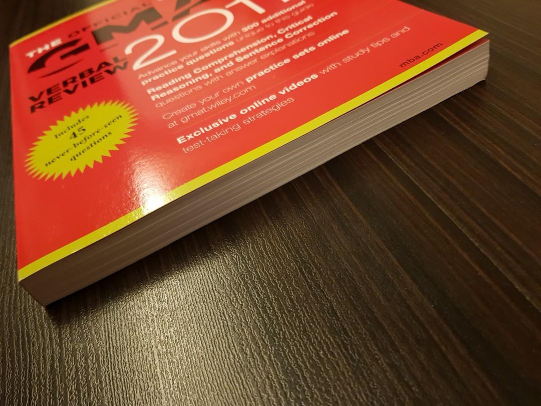014 The Official Guide For Gmat Verbal Review 2017 With Online