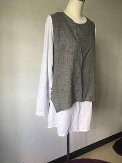 Grey TOP XL