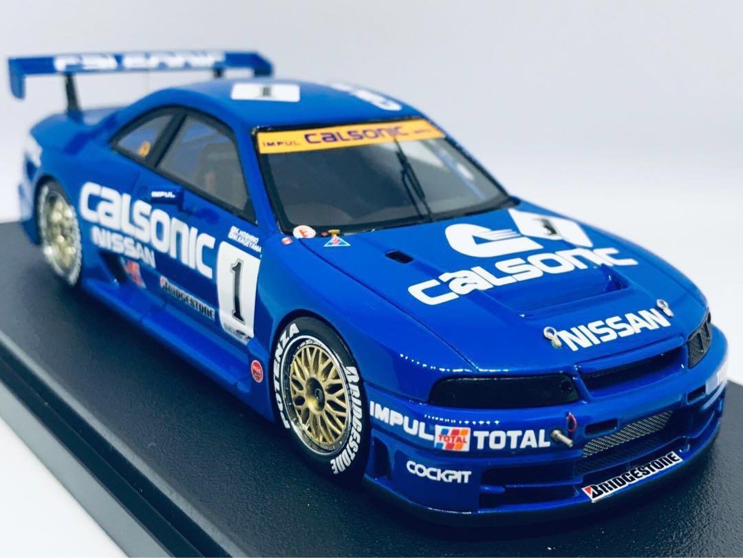 ホットディール EBBRO 1/43 CALSONIC Skyline GT-R (#1) 1995 JGTC Sugo エブロ ミニカー 