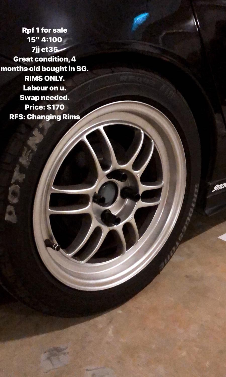 15 Enkei Rpf1 Car Accessories Tyres Rims On Carousell
