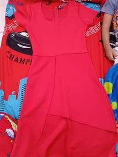 dress merah anggun