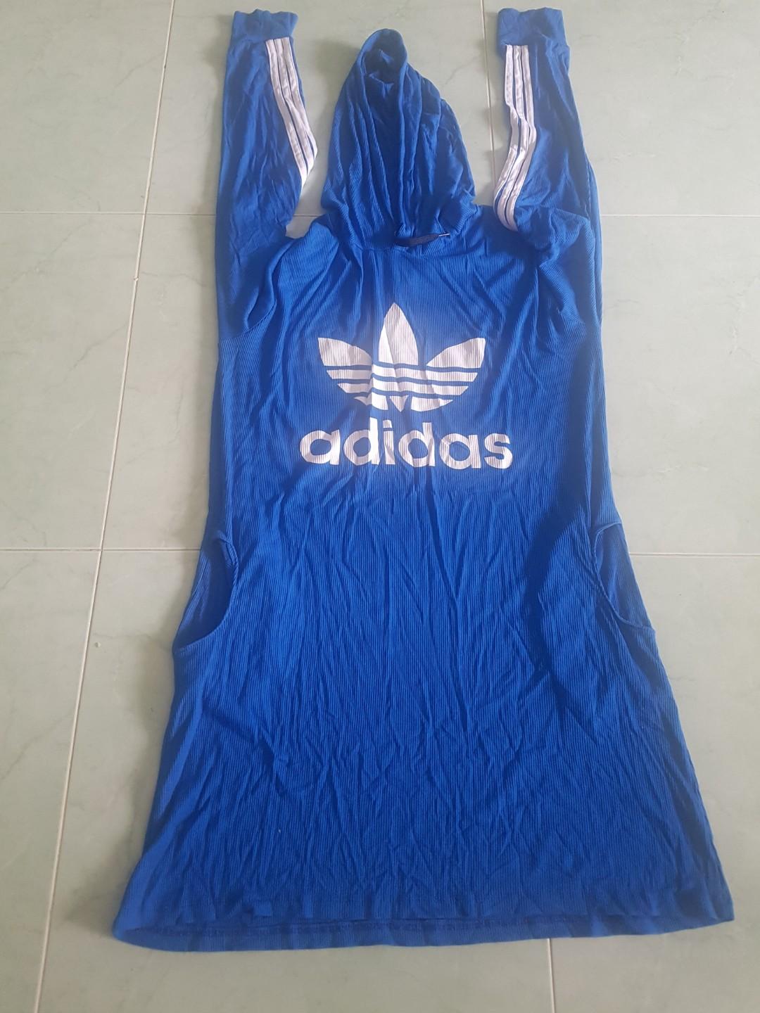 Adidas short hoodie dress discount