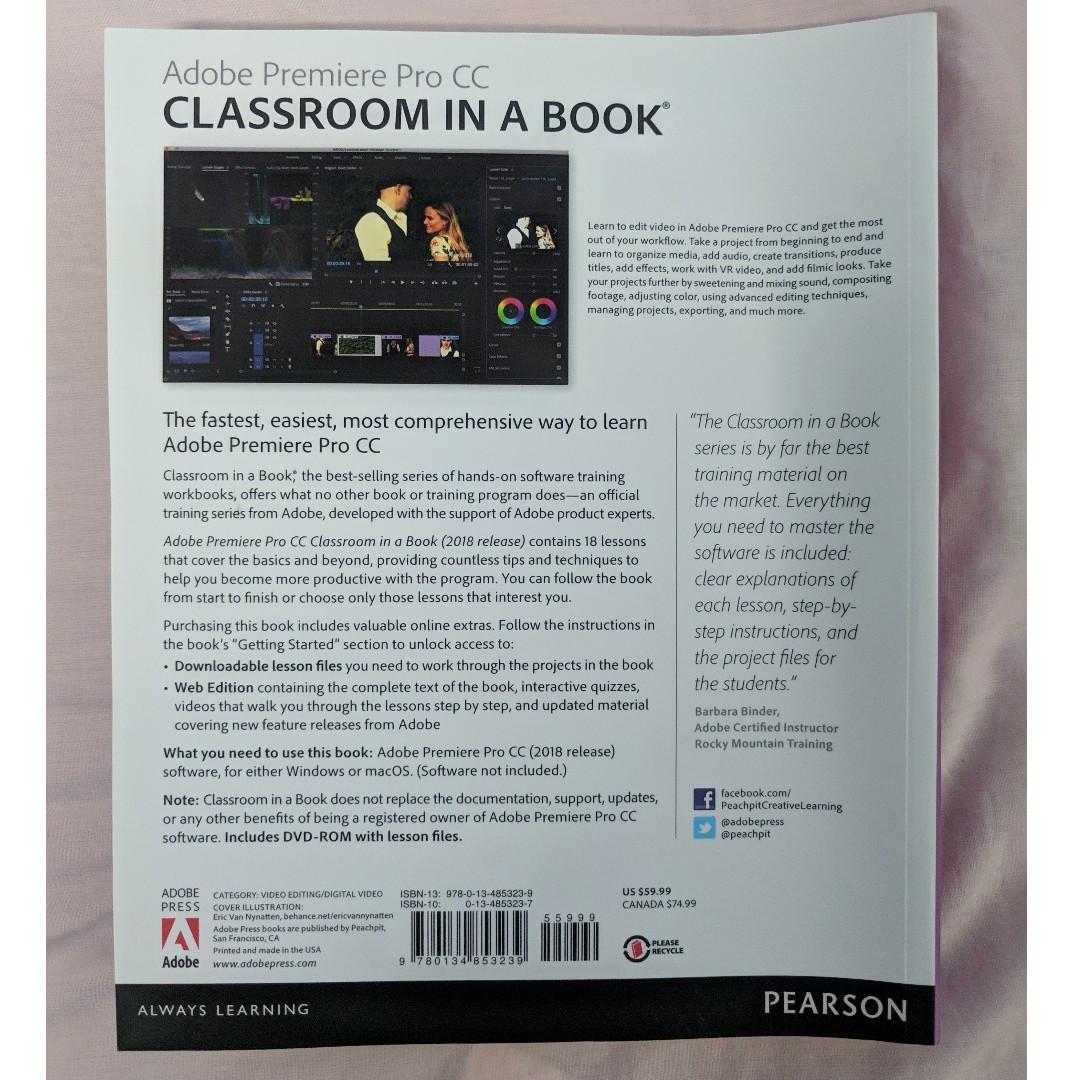 Adobe Premiere Pro Cc Classroom In A Book 2019 Release Lesson Files Adobe Premiere Pro Cc Classroom In A Book 2019 Release New