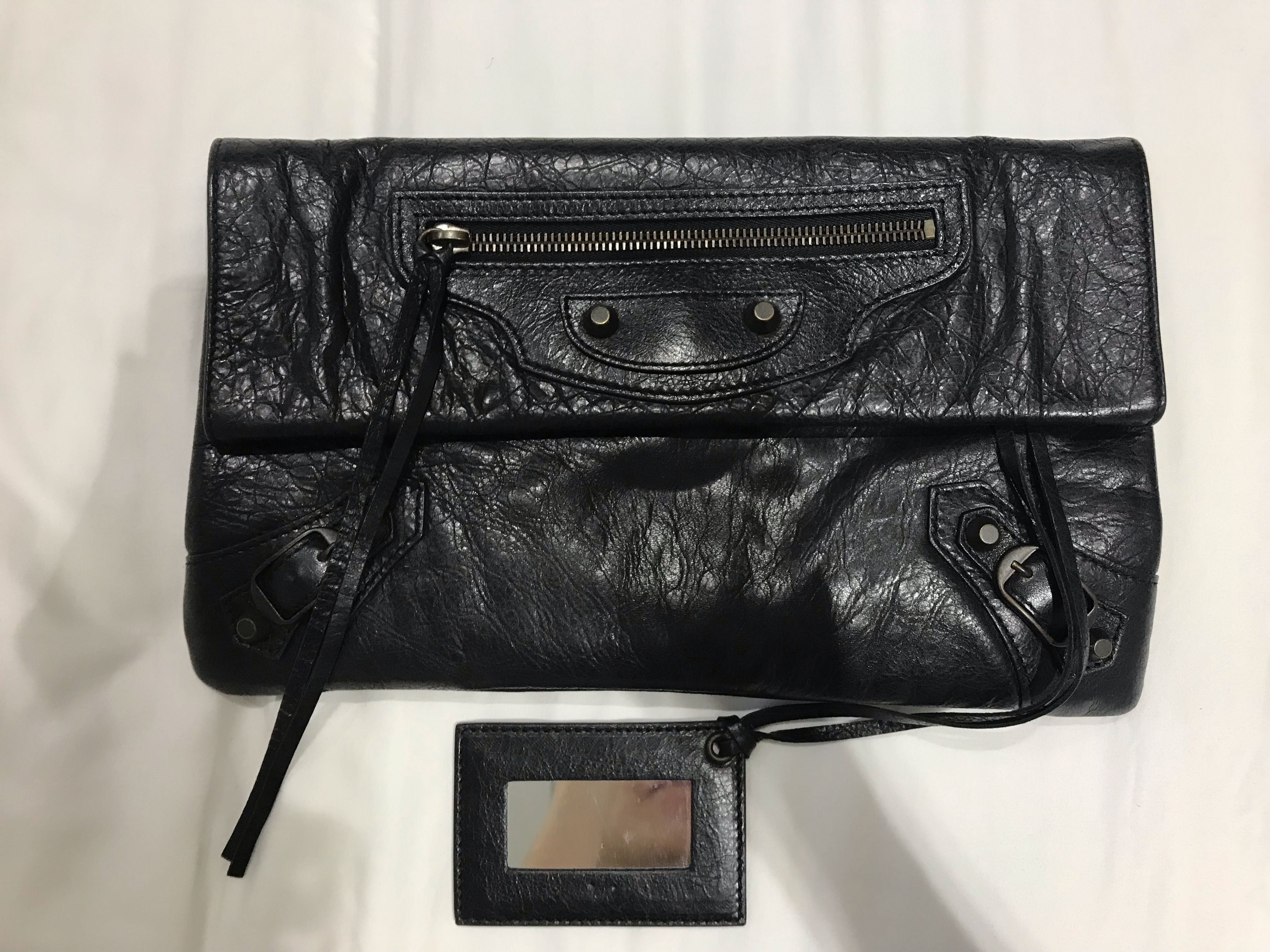Balenciaga Envelope Clutch, Women's Fashion, Bags & Wallets, Clutches