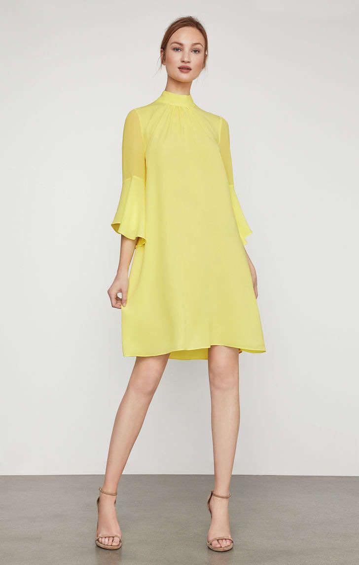 bcbg yellow gown