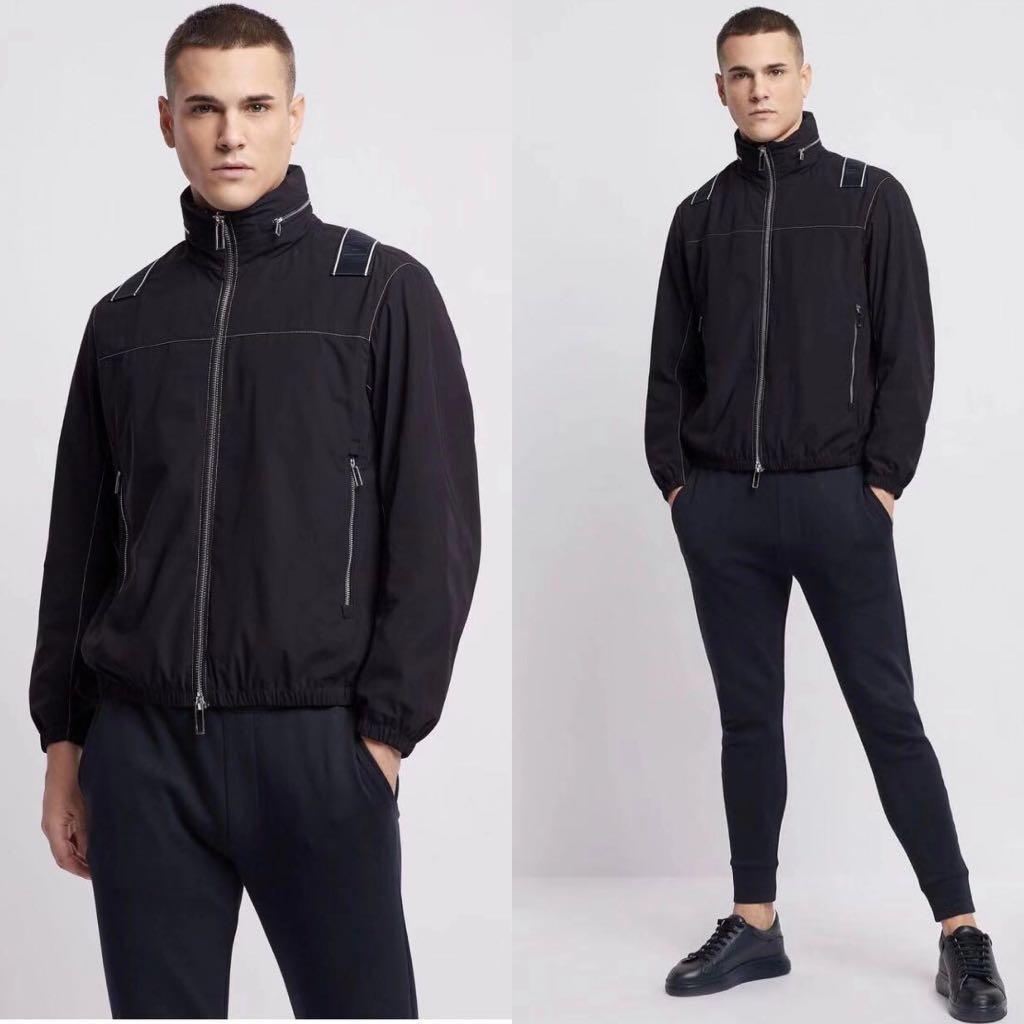 Mens armani top windbreaker