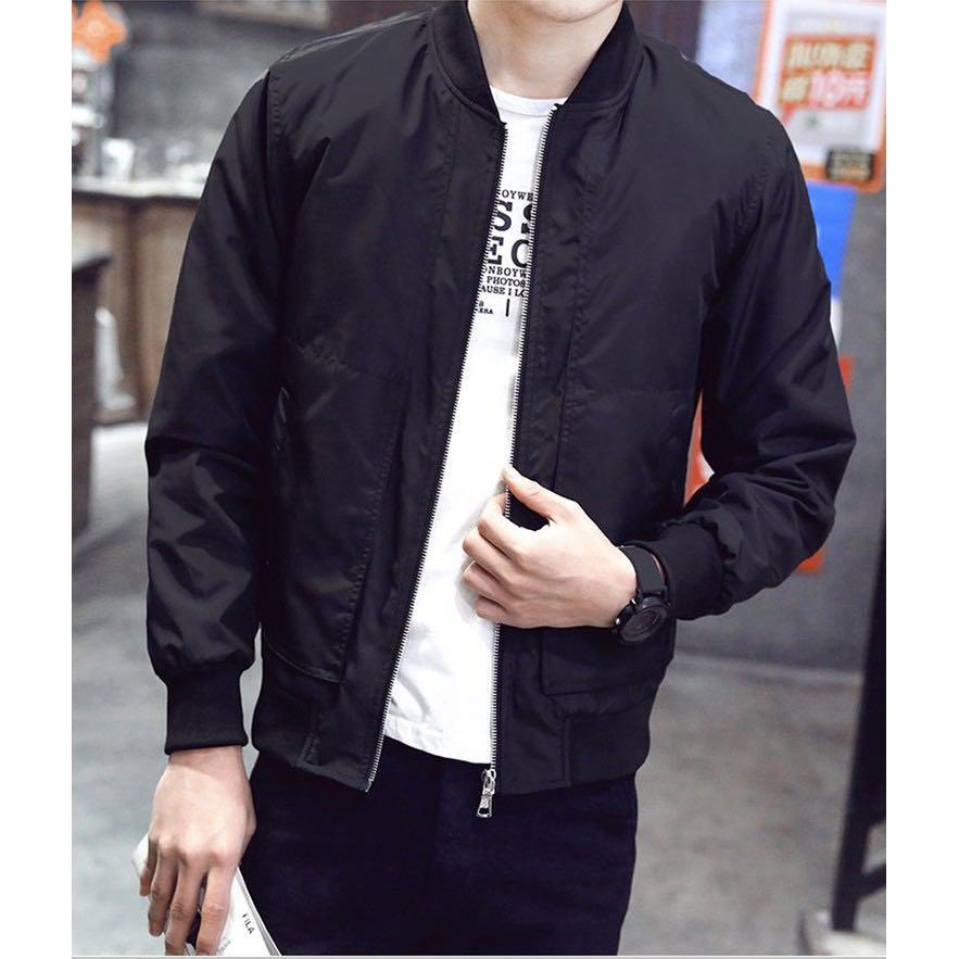 Slim fit bomber jacket mens clearance