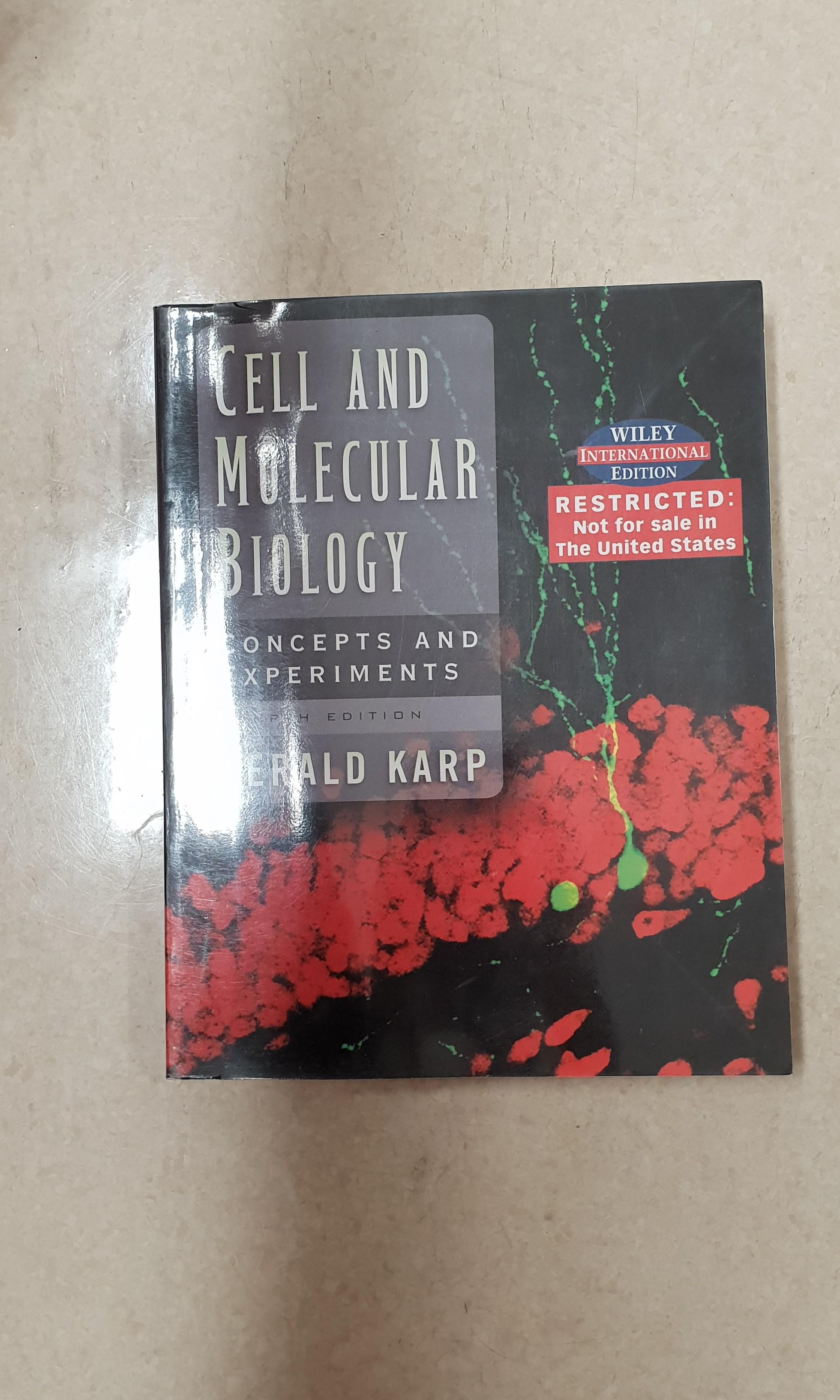 Cell and molecular biology gerald karp fourth edition, Hobbies & Toys