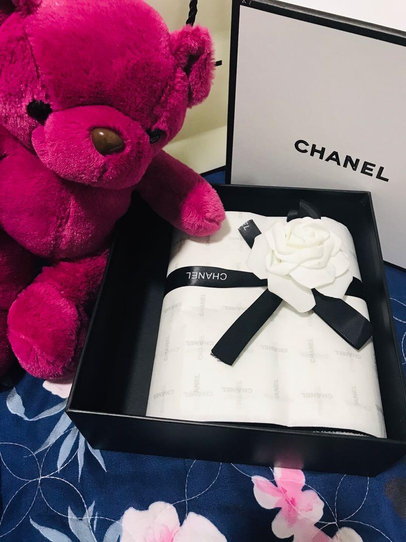 Chanel VIP gift scarf Women s Fashion Watches Accessories Scarves on Carousell