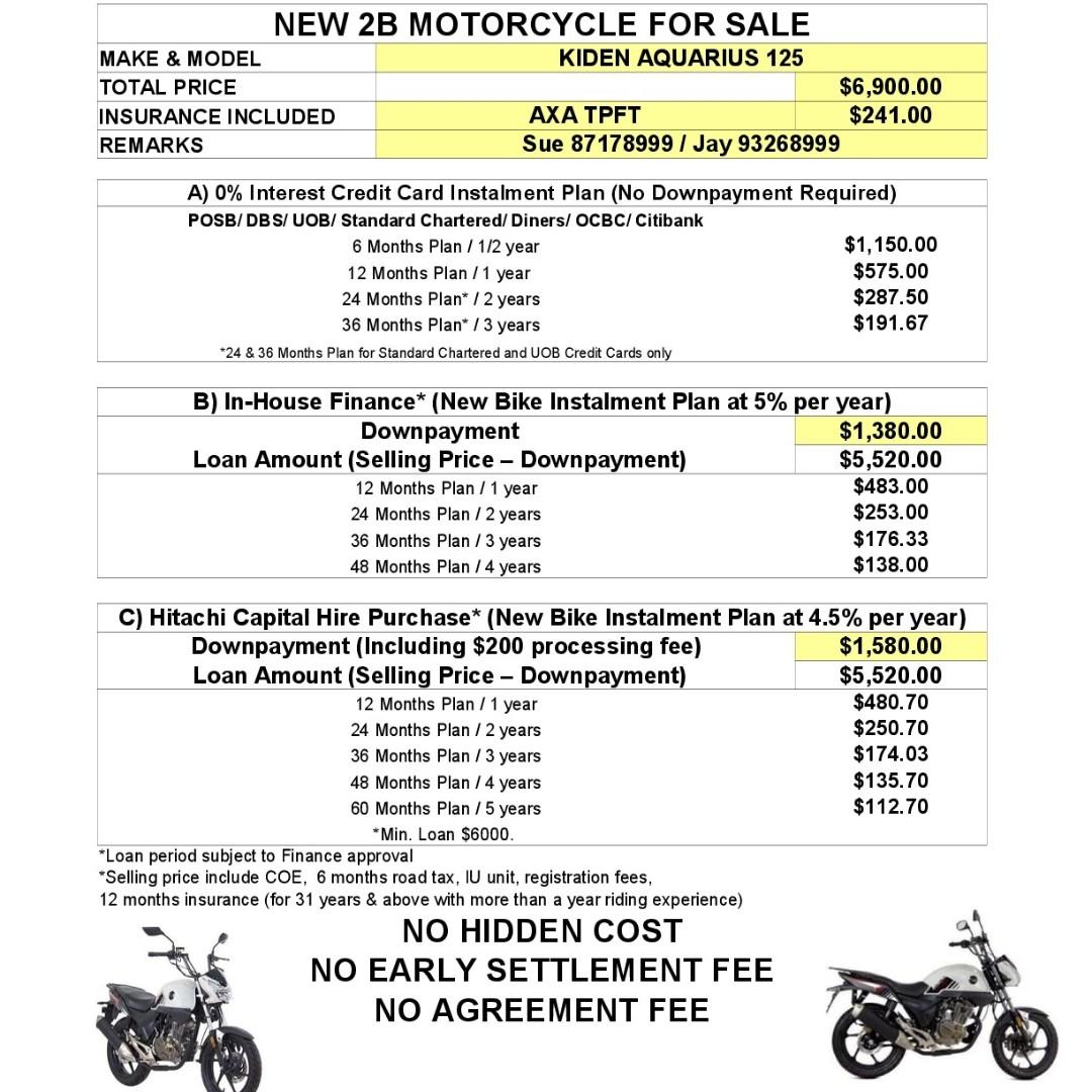 Cheapest Brand New Class2b Motorcycle In Singapore Motorcycles Motorcycles For Sale Class 2b On Carousell