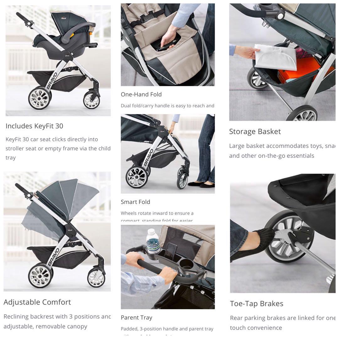 Chicco bravo keyfit stroller discount
