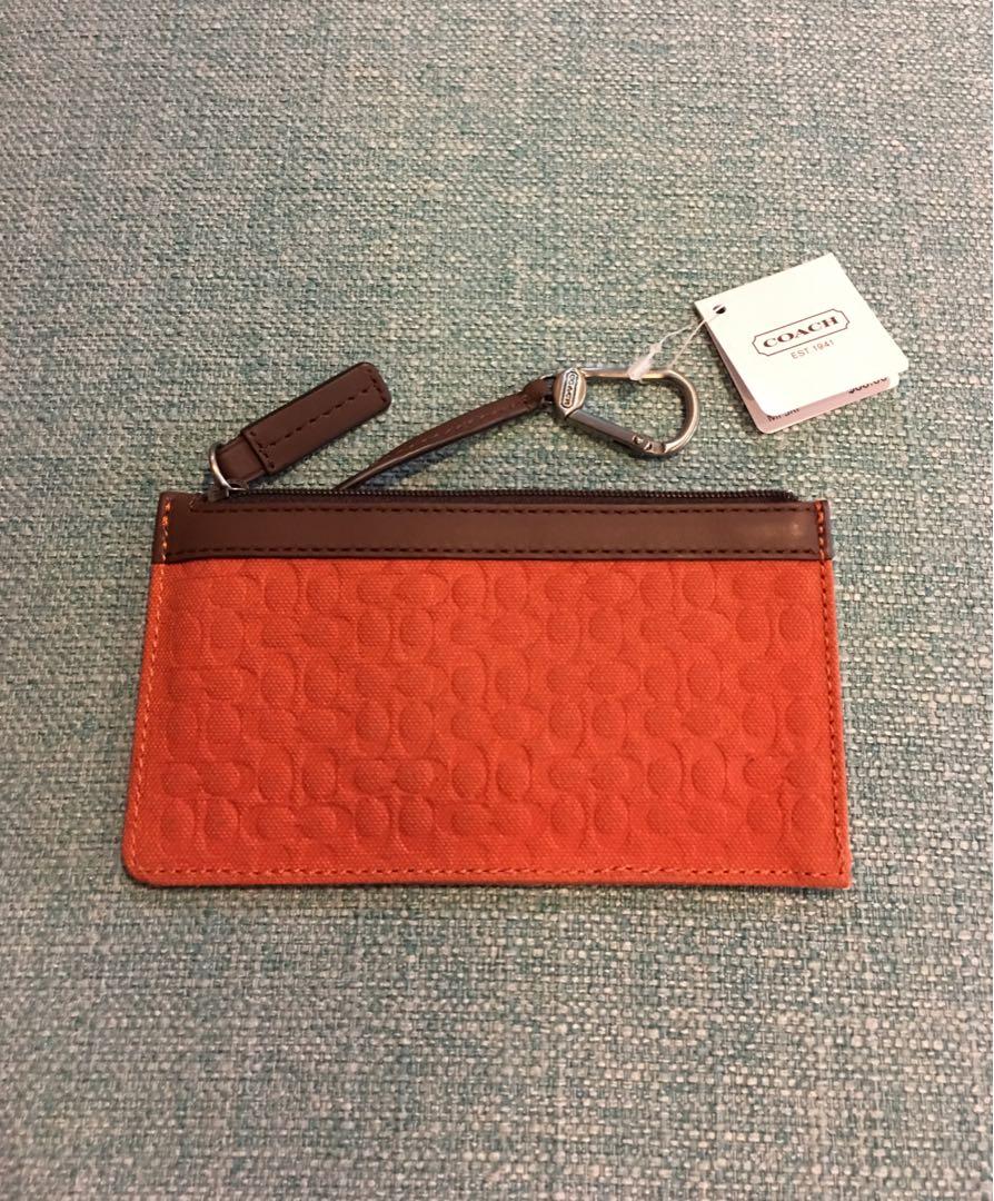Coach Coin and Key Pouch, Luxury, Bags & Wallets on Carousell