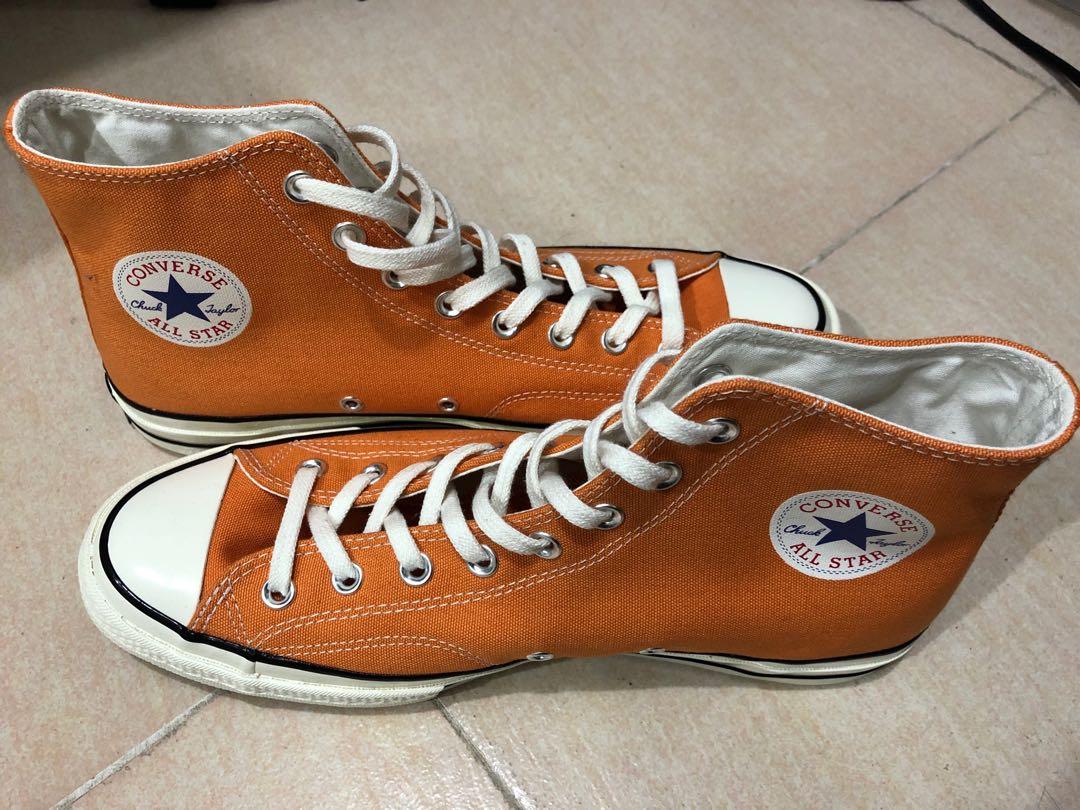 Converse All Star Chuck Taylor 70 1970 橙色size10.5 44.5, 男裝, 男裝鞋- Carousell