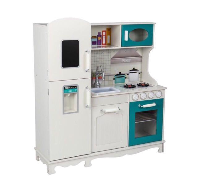 deluxe wooden play kitchen