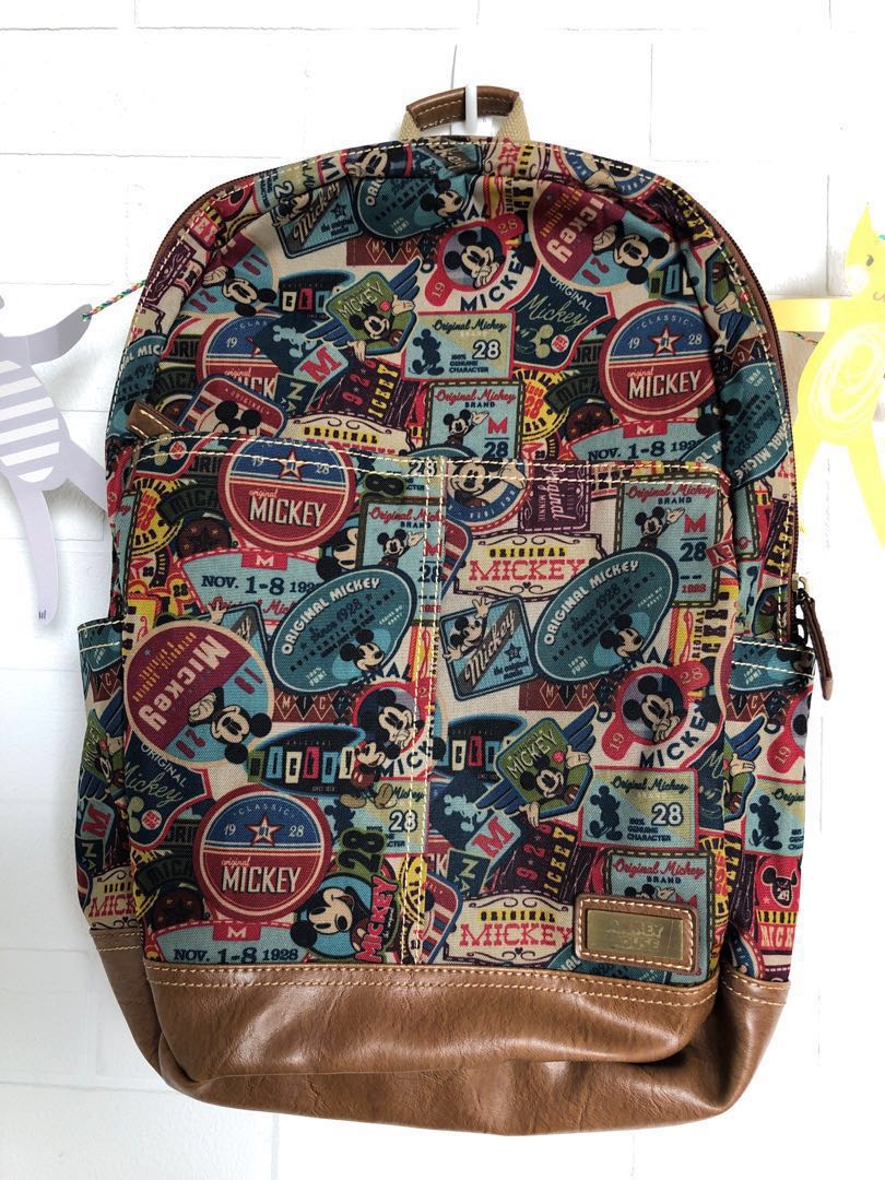 vintage mickey mouse backpack