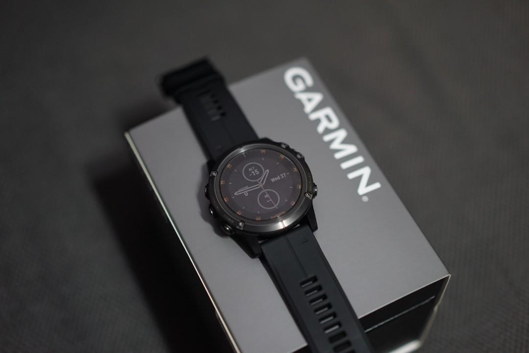 garmin fenix 5x plus sapphire titanium