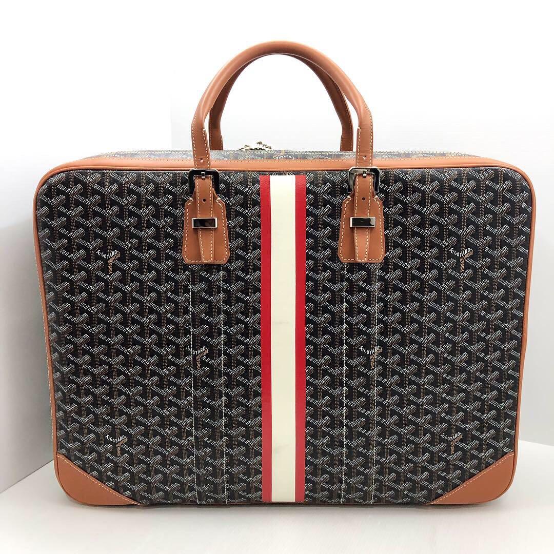 goyard travel luggage
