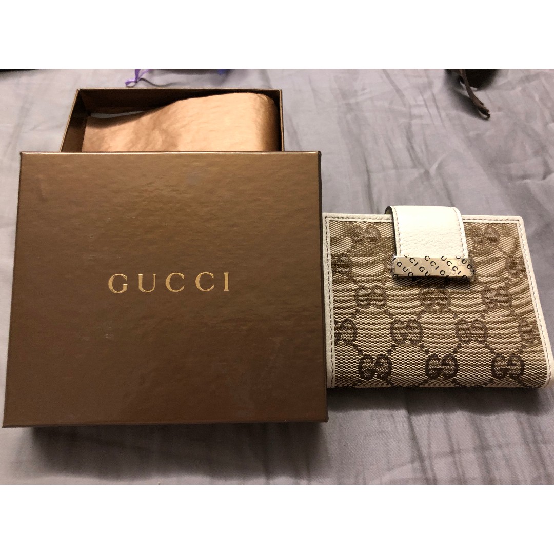 gucci trifold wallet womens