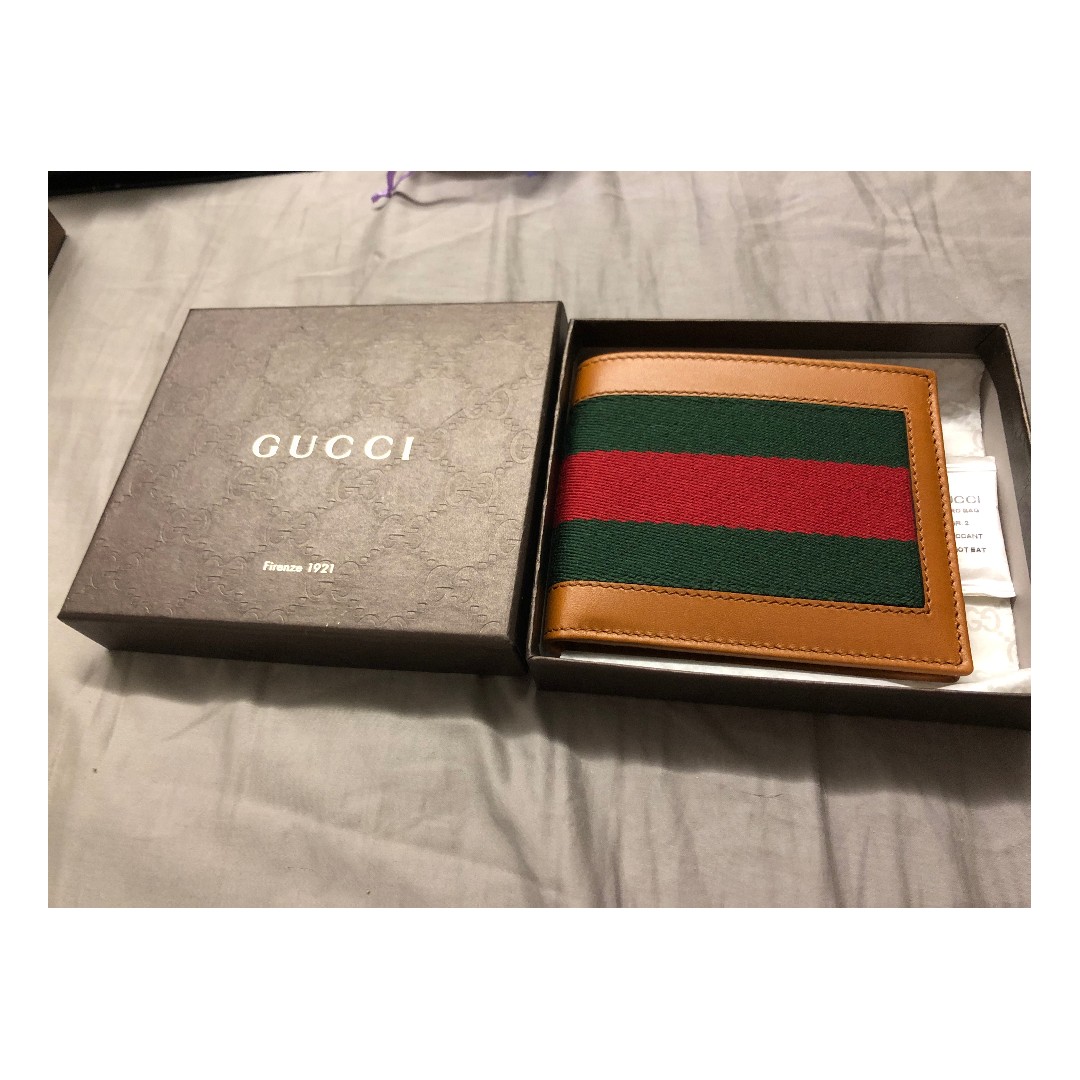 Gucci Men Wallet Web, Men's Fashion, & Accessories, Wallets Card Holders on Carousell