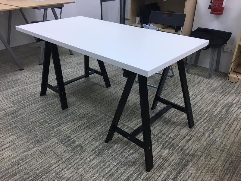 Ikea Linmon Oddvald Desk Furniture Tables Chairs On Carousell