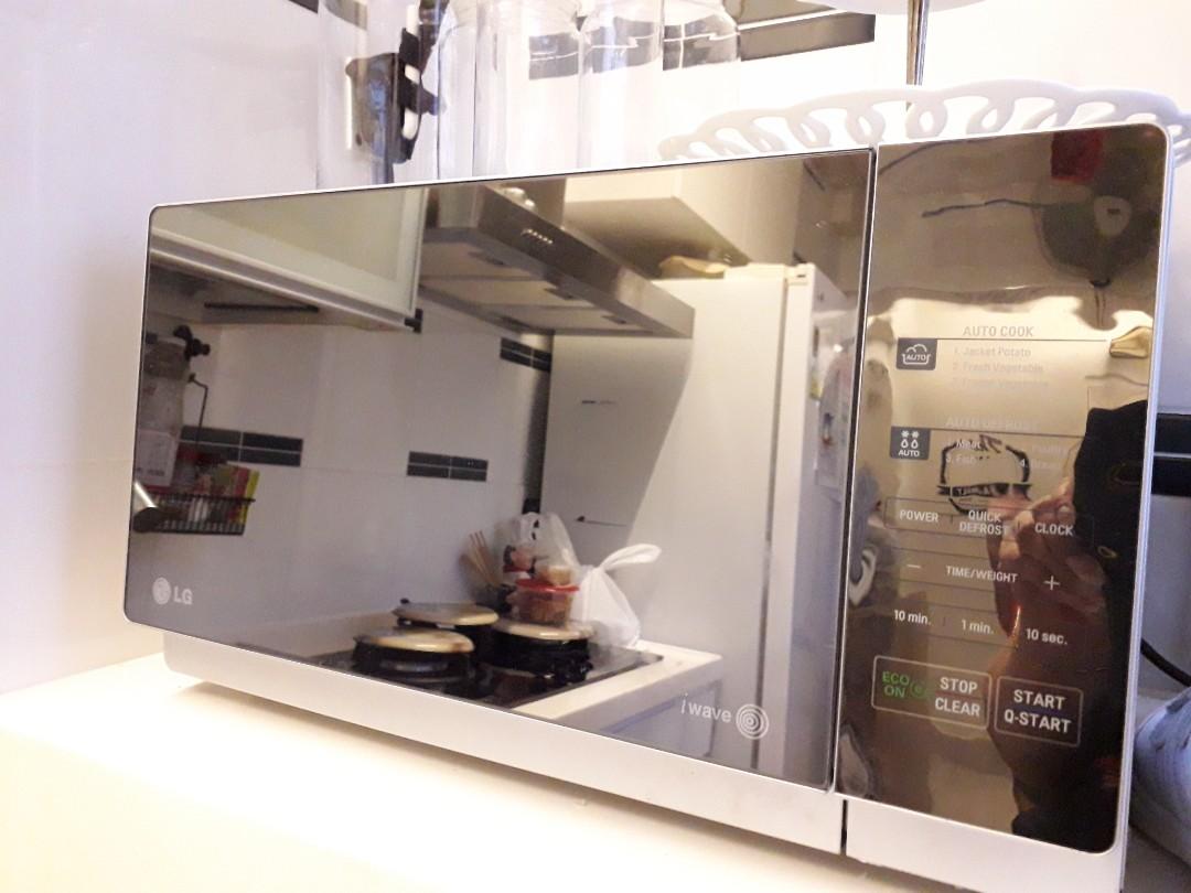 Lg mirror clearance microwave