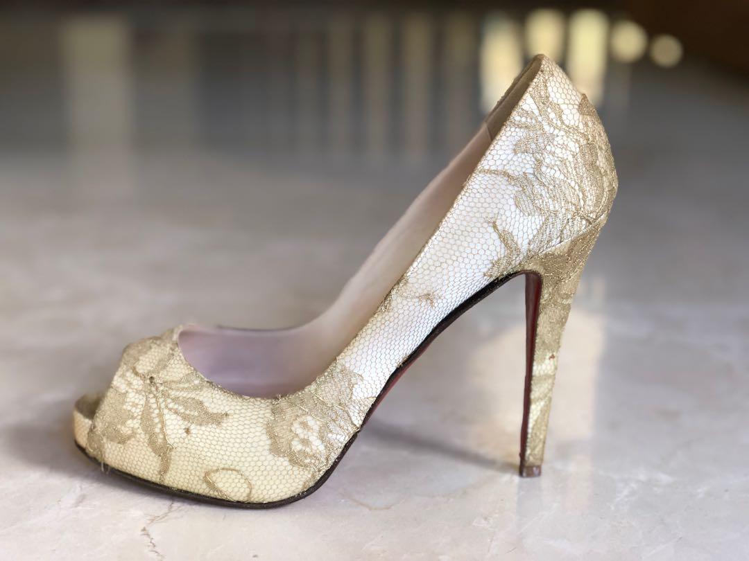 wedding louboutin heels