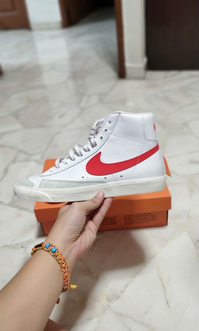 nike blazer mid 77 vintage habanero red