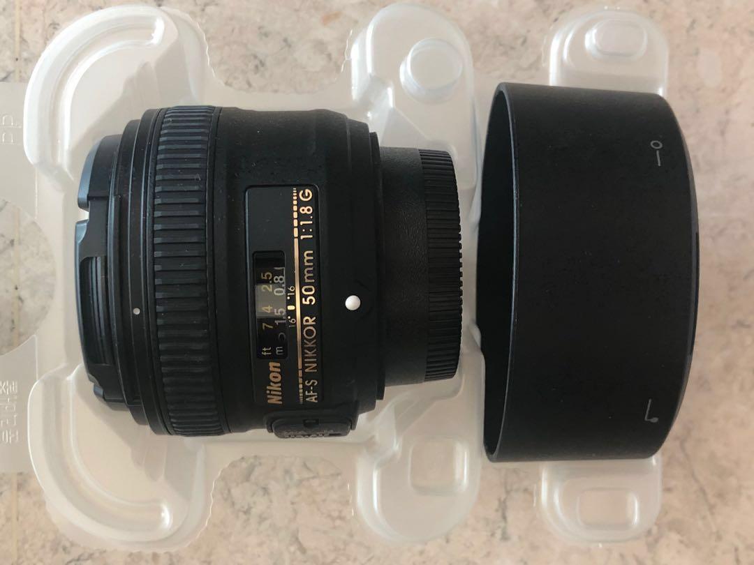 Nikon Af S Nikkor 50mm F 1 8g Lens Photography Lenses On Carousell