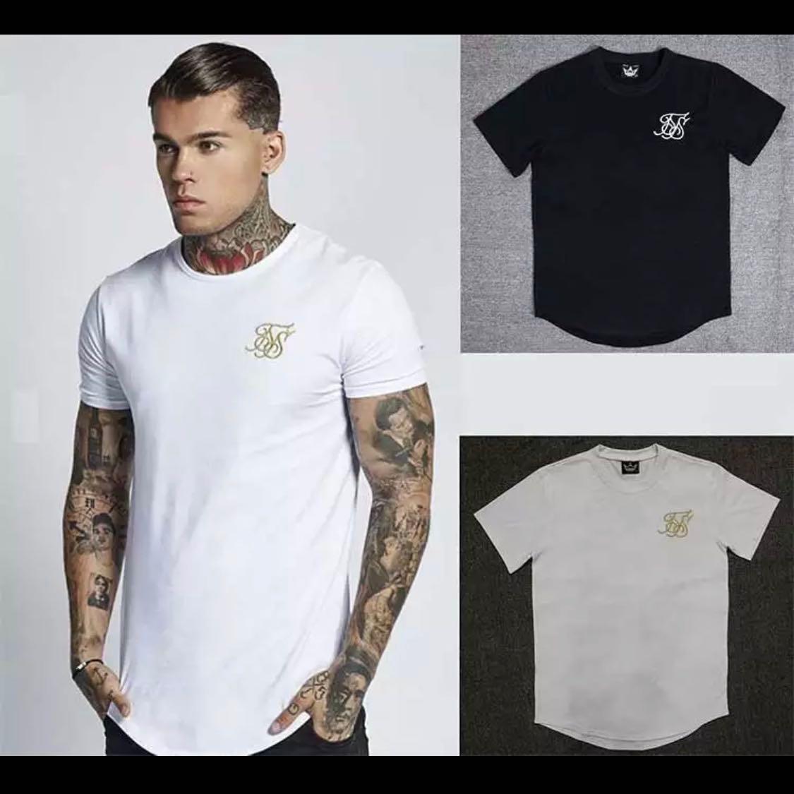 plain black and white t shirts