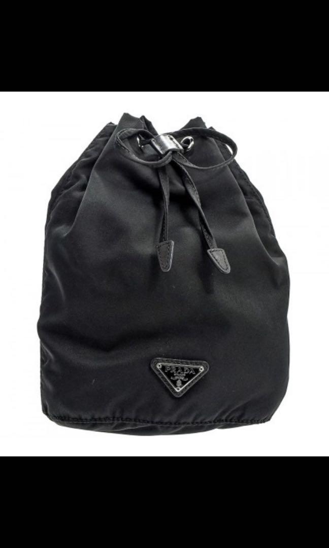 Prada Vela Drawstring Pouch