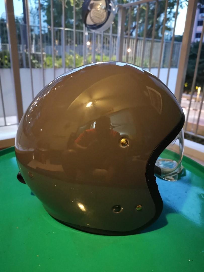 Shoei JO Premium Helmet Rat Grey Size L Motorcycles Motorcycle