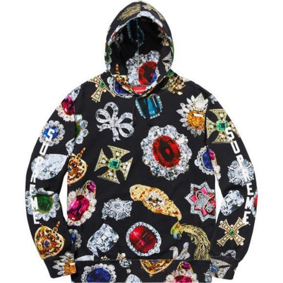 STEAL WTT WTS Supreme Jewels Hoodie SIZE S Men s Fashion Tops Sets Hoodies on Carousell