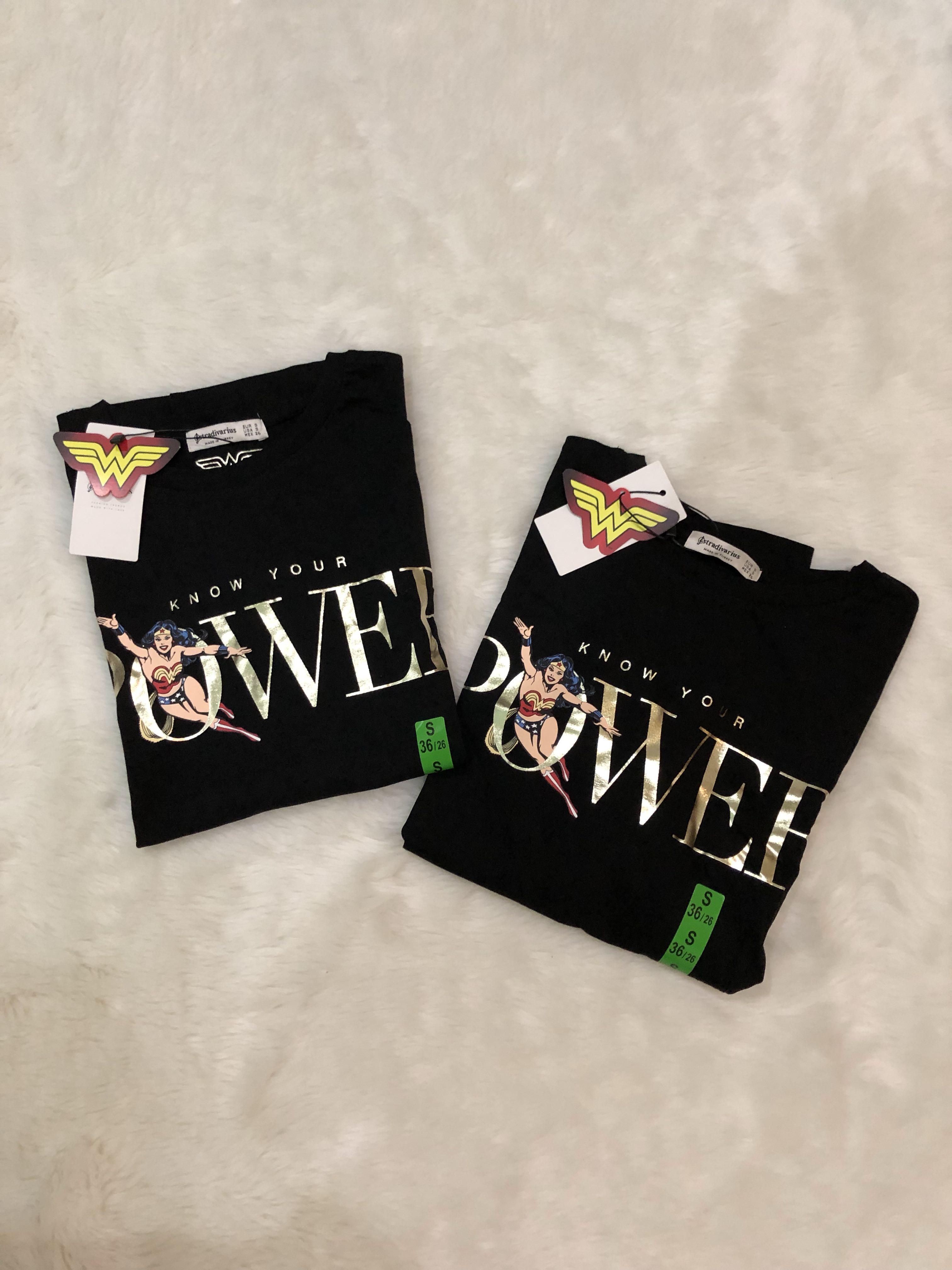 STRADIVARIUS X WONDERWOMAN TSHIRT Women s Fashion Dresses Sets Traditional Ethnic wear on Carousell