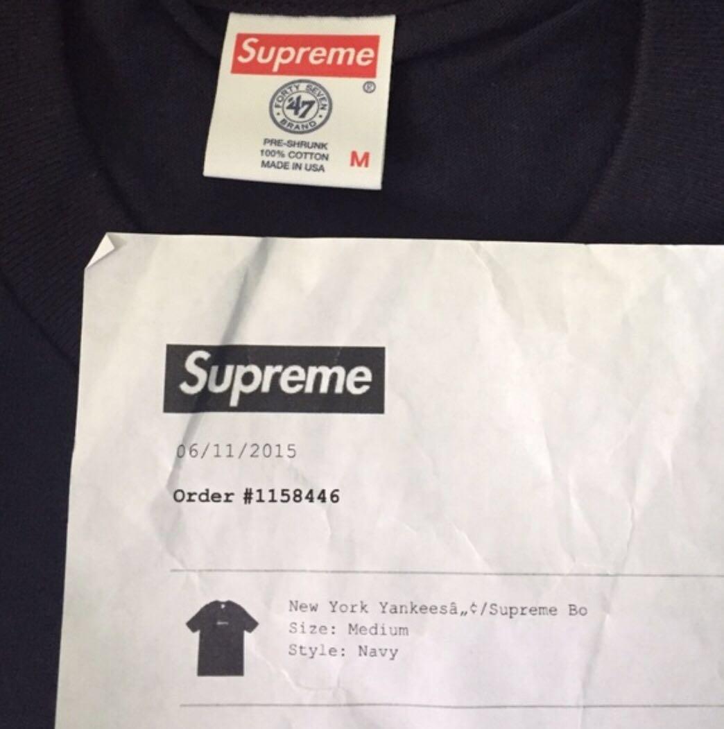 supreme new york yankees box logo