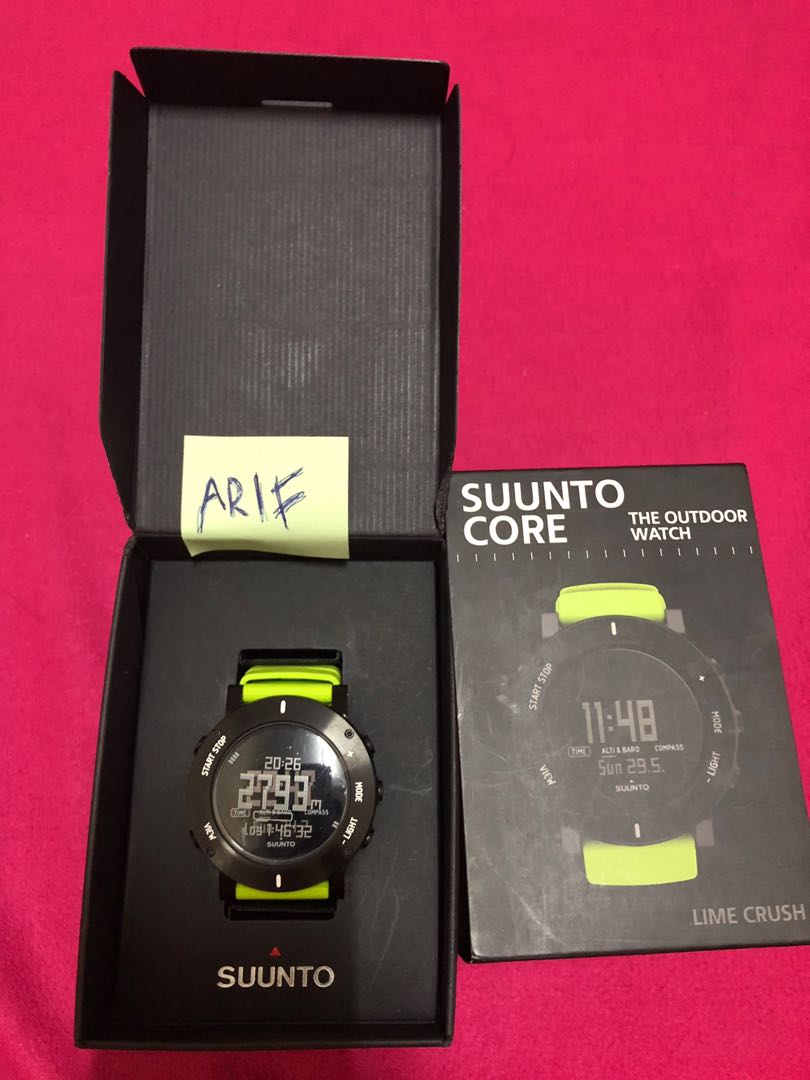  SUUNTO Core Crush Altimeter Watch Violet Crush, One Size :  Clothing, Shoes & Jewelry