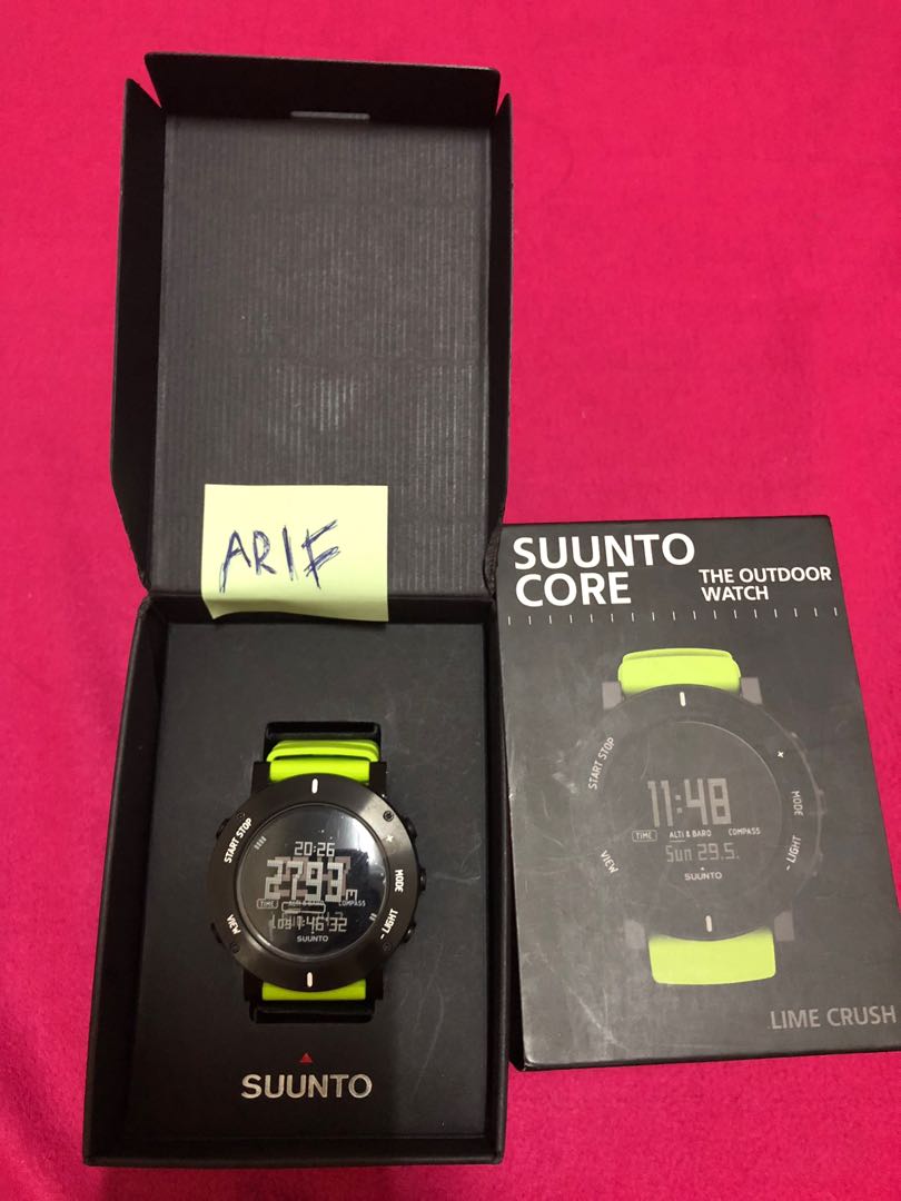 Suunto core lime outlet